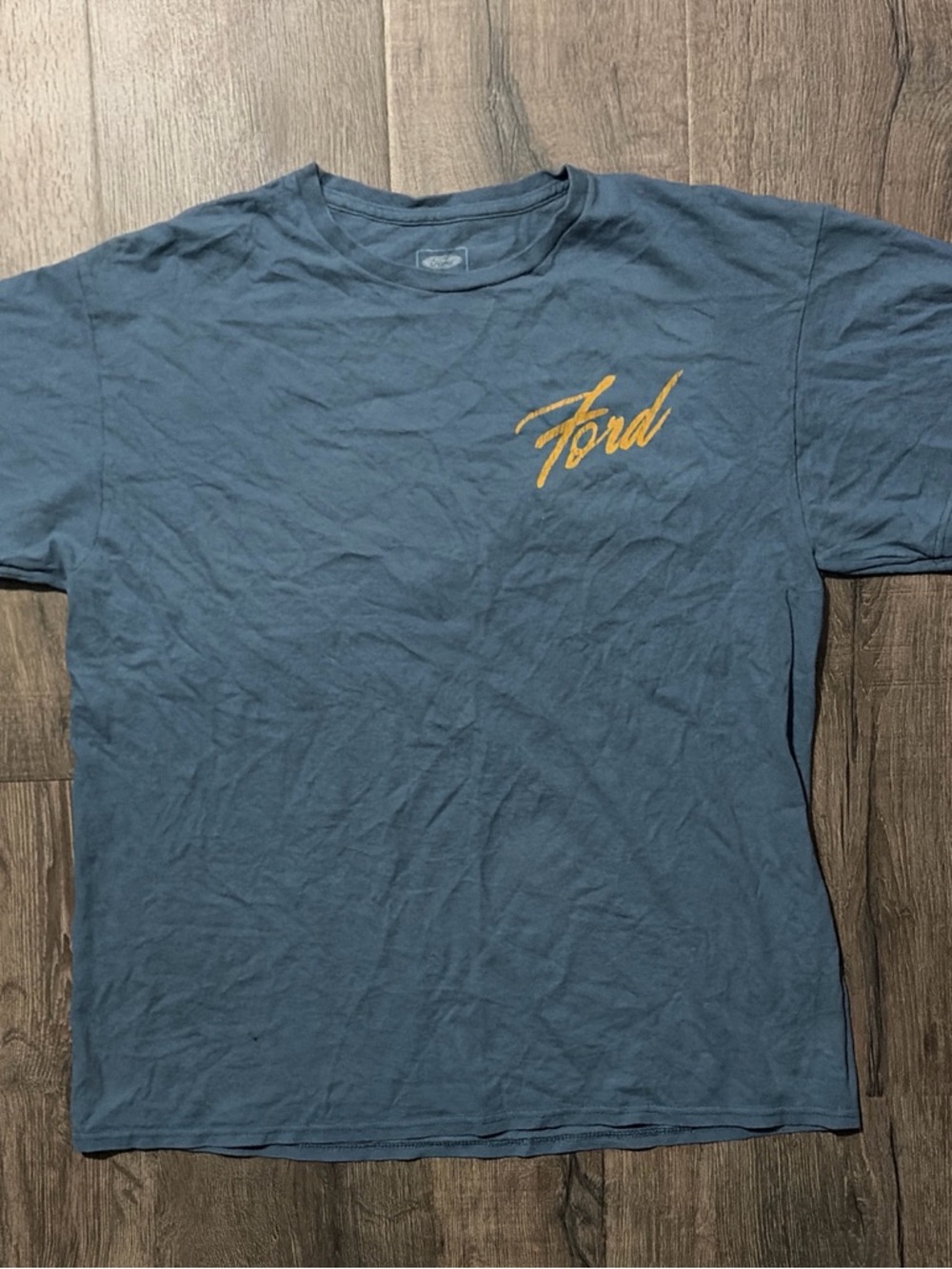 Vintage Ford Thunderbird Graphic T-Shirt Blue - Picture 2 of 4
